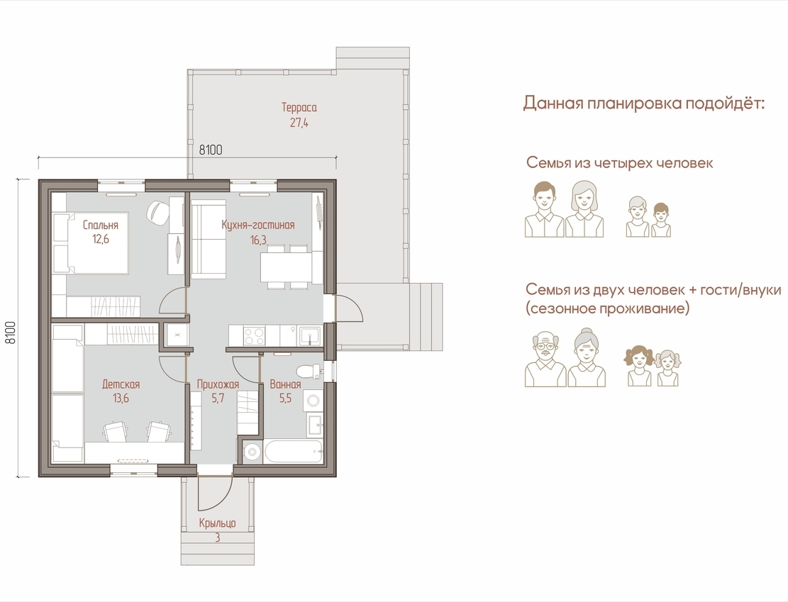 ВАРИАНТЫ ПЛАНИРОВКИ