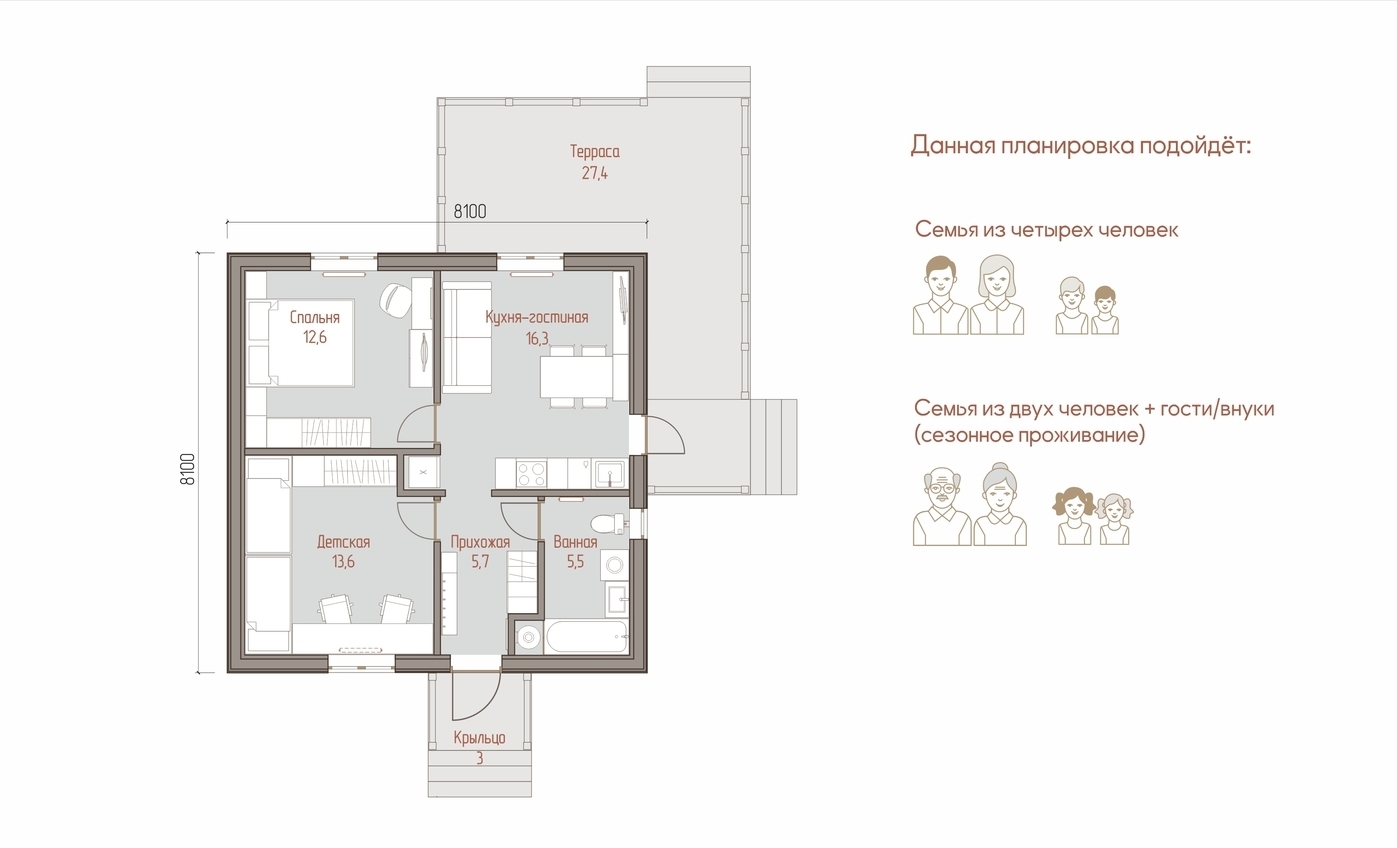 ВАРИАНТЫ ПЛАНИРОВКИ